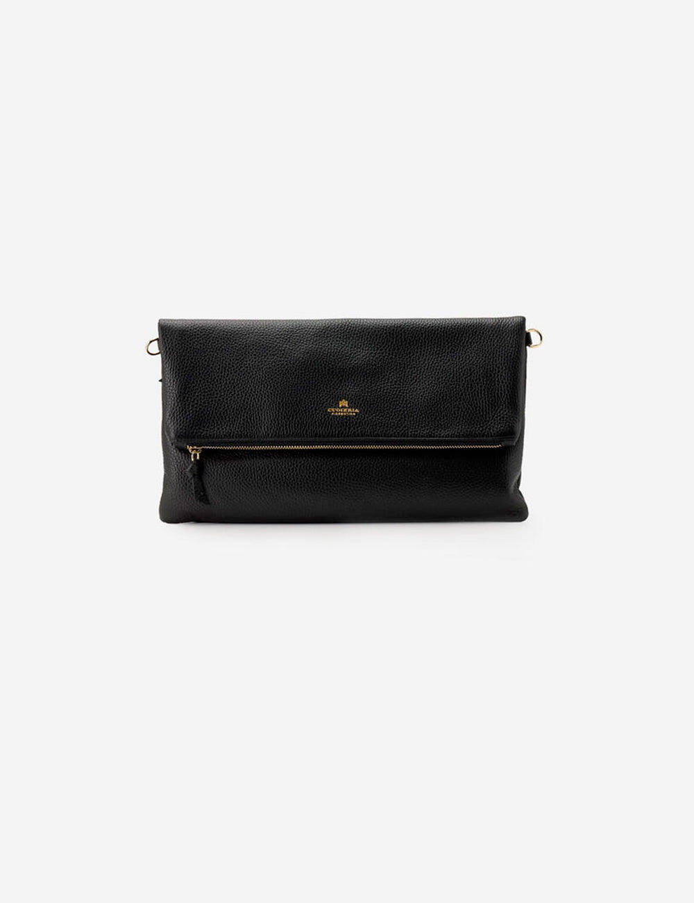 Cuoieria Fiorentina Velvet Flap Bag Nera