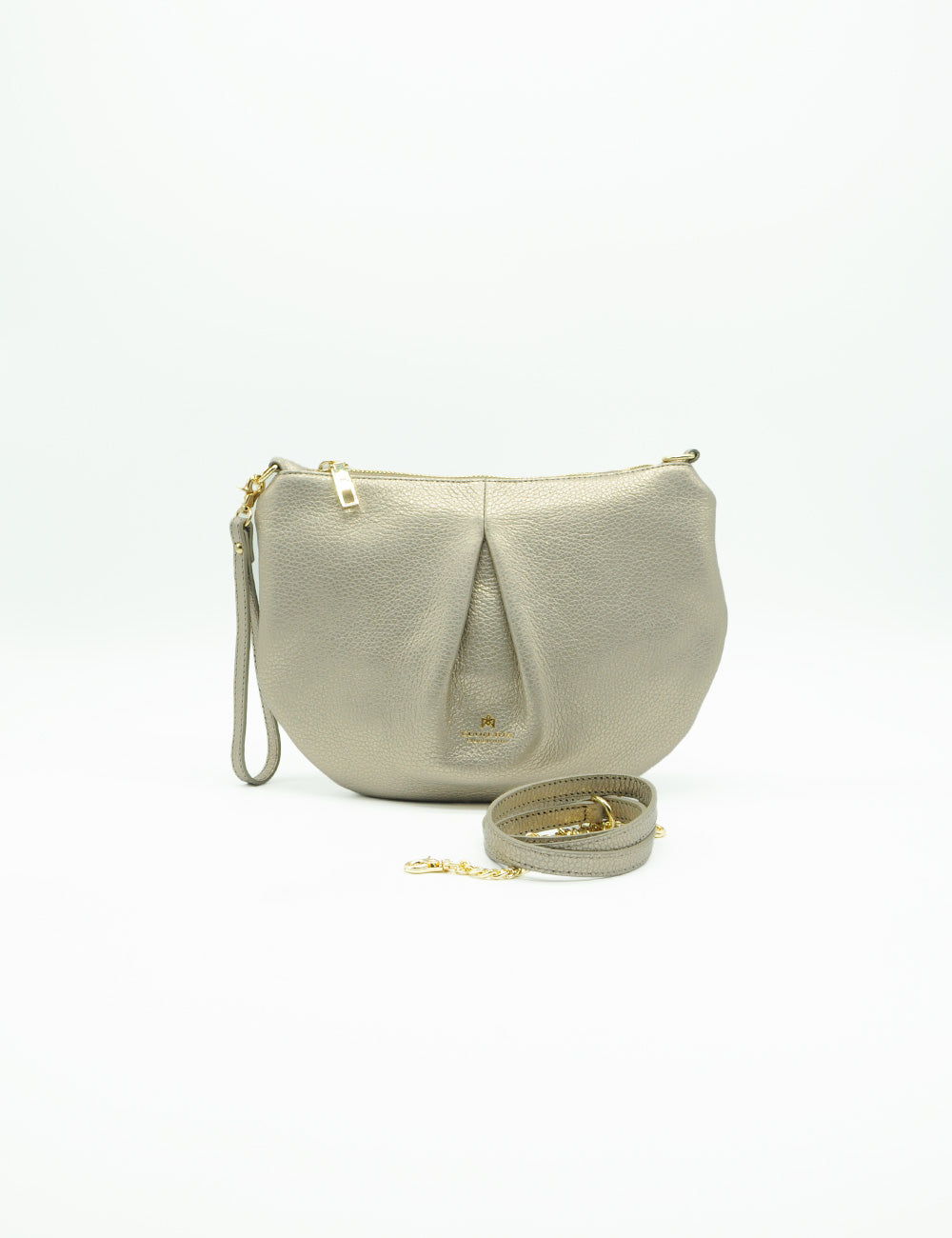 Cuoieria Fiorentina Emma Pouch Metal Nude