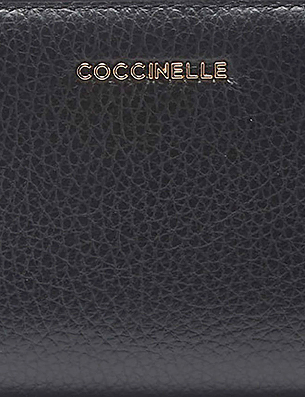 Coccinelle Portafogli Metallic Soft Noir