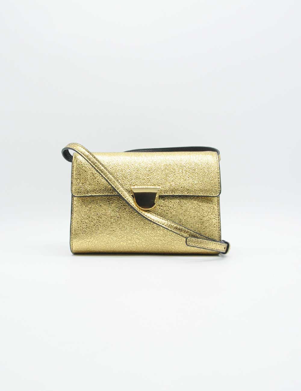 Coccinelle Ever Stardust Gold Shoulder Bag