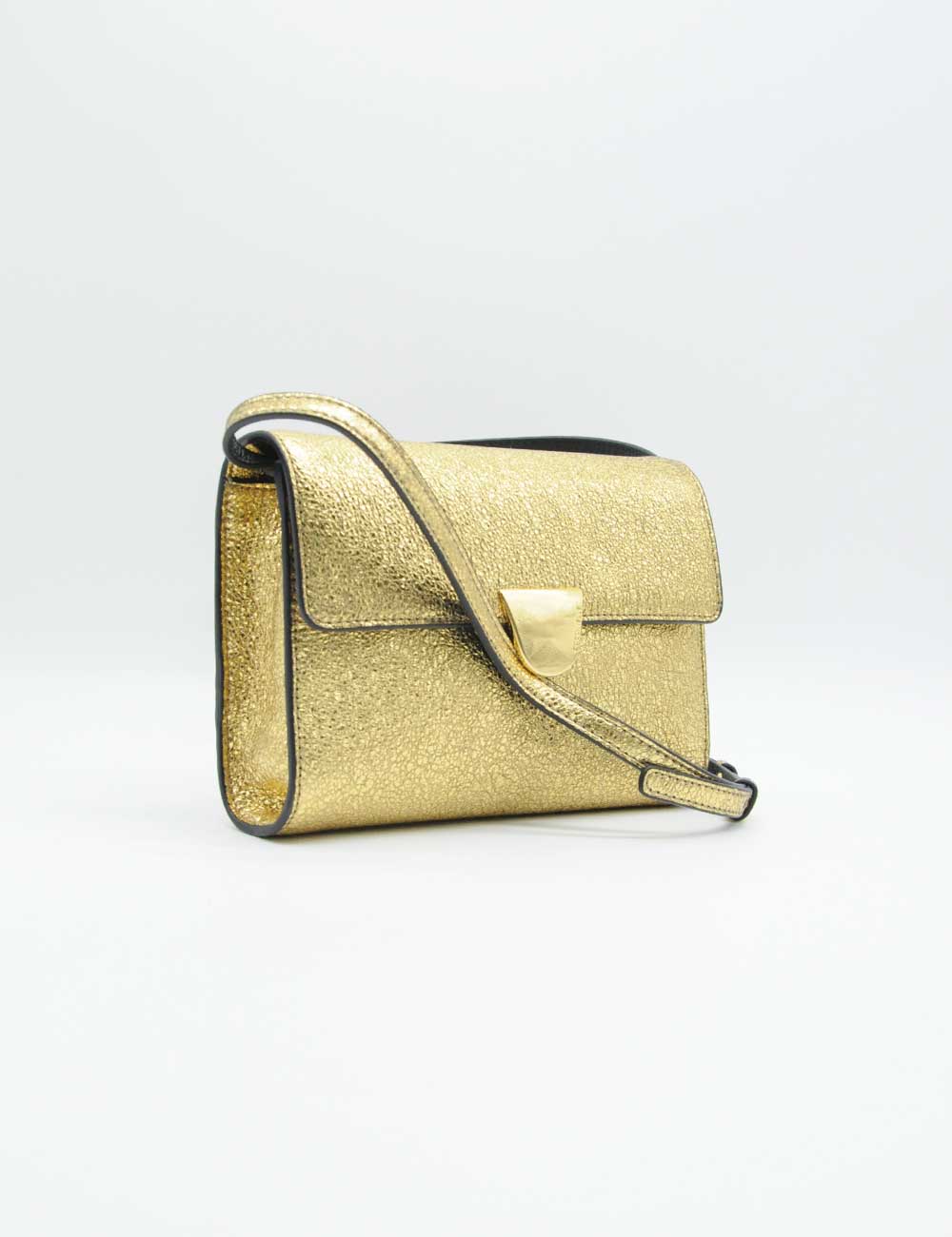 Coccinelle Ever Stardust Gold Shoulder Bag