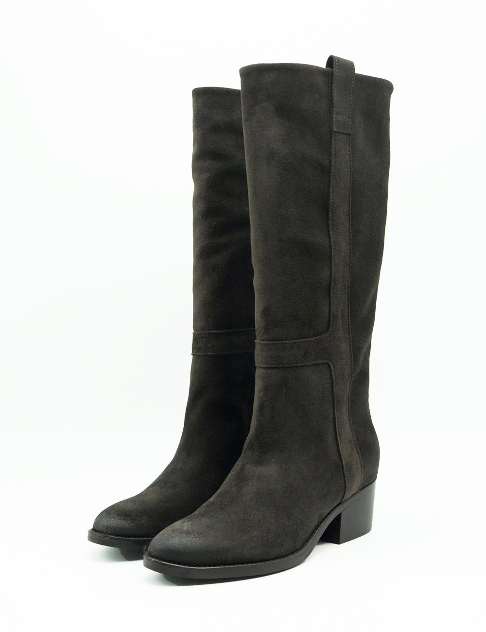 Curiosité Stivale Suede Testa Moro