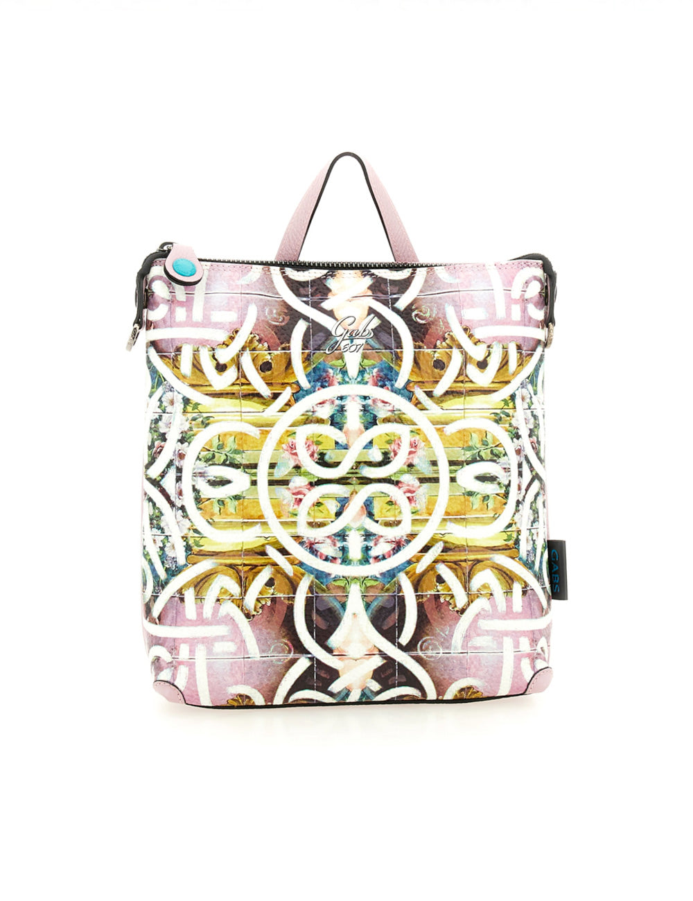 Zaino Gabs Lolita TG S Primavera quilted con mosaico colorato rosa