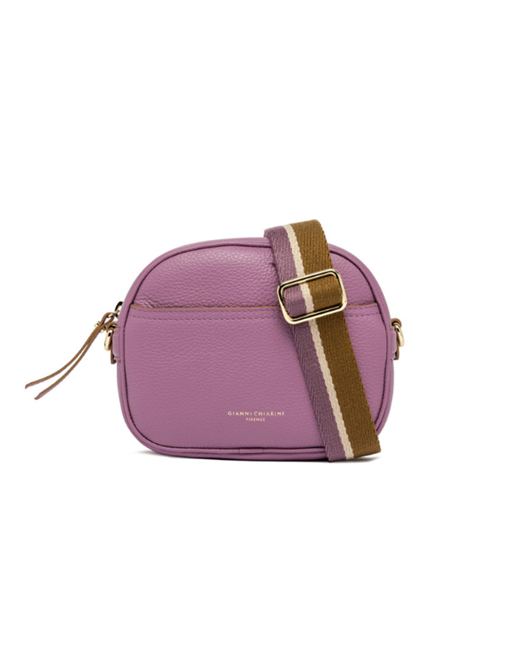 Gianni Chiarini Nina Argyle Purple shoulder bag