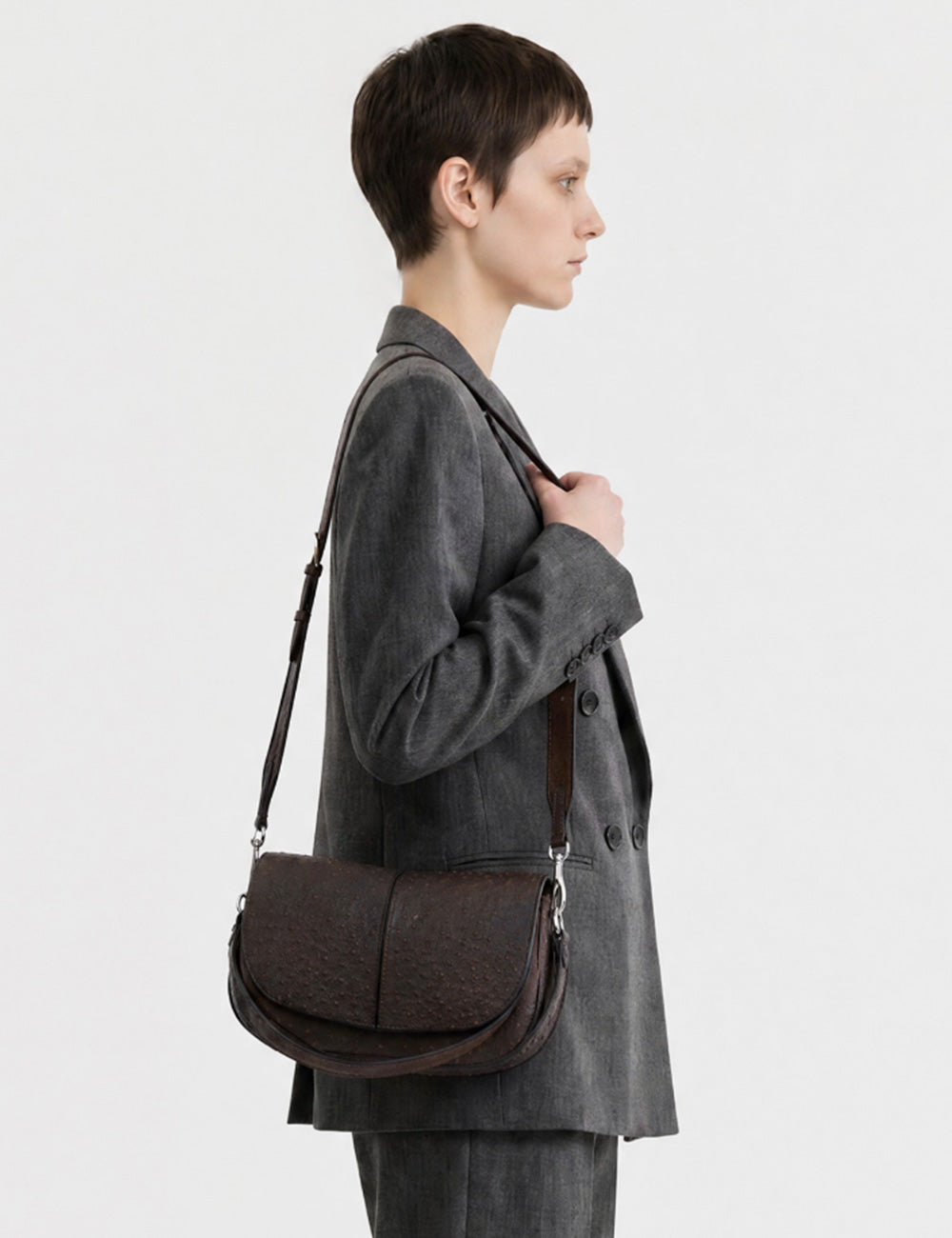 Gianni Chiarini Helena Round Medium Espresso