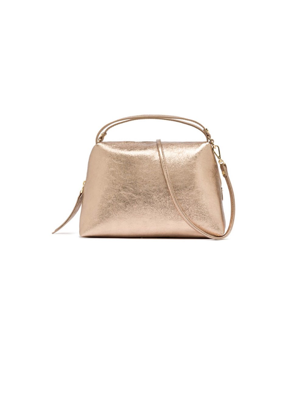 Borsa Gianni Chiarini Alifa Mirage in rose gold, rettangolare strutturata