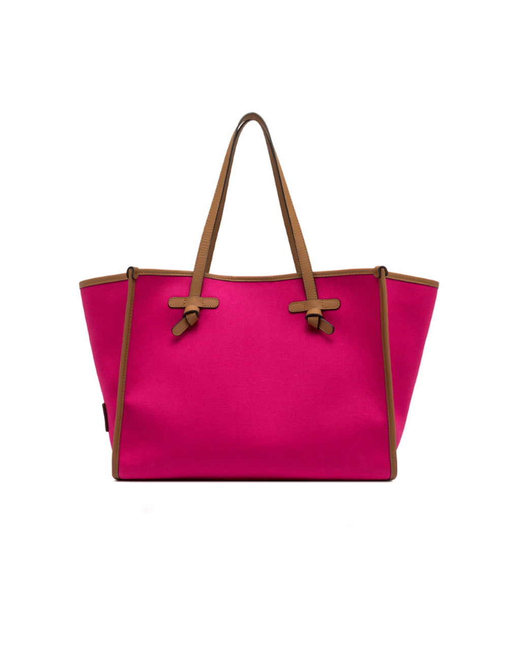 Borsa tote Marcella Desert Flower Cuoio Caramel Large Gianni Chiarini fucsia con manici in cuoio