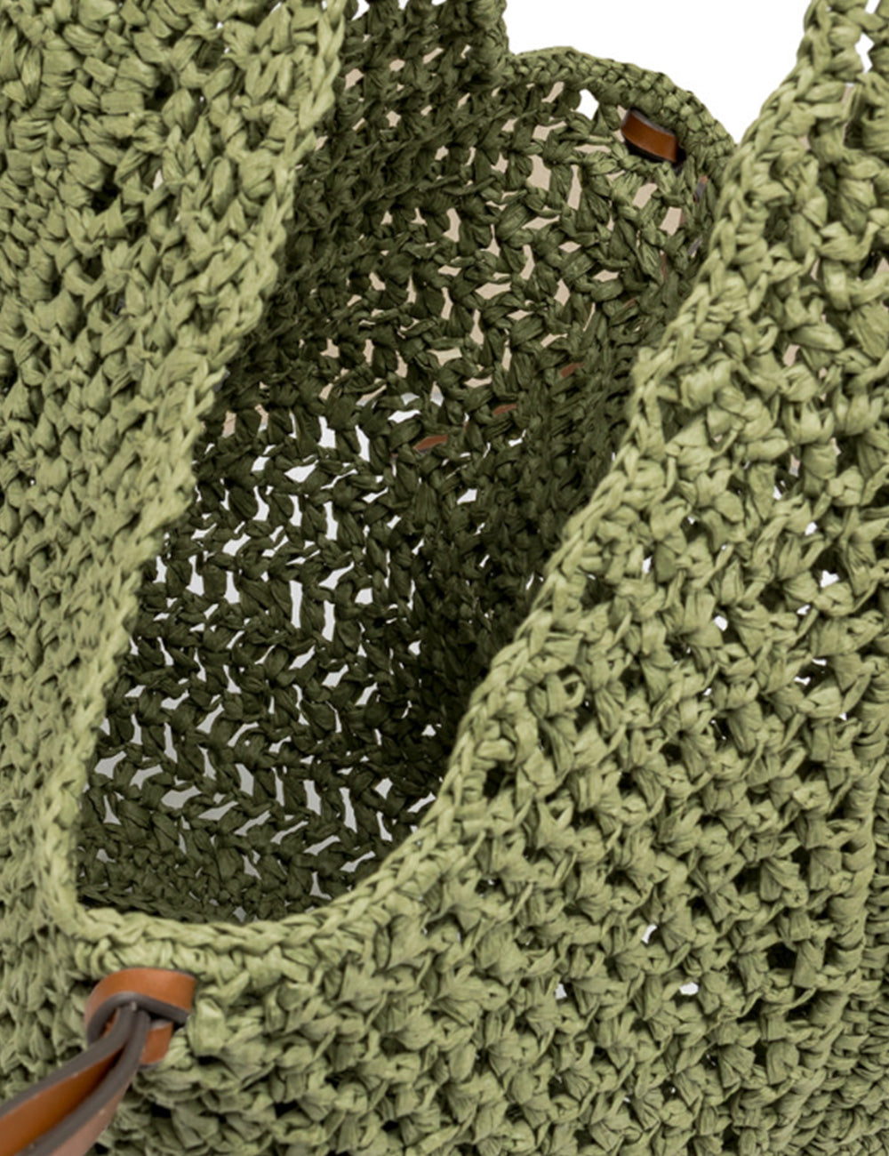 Borsa tracolla Gianni Chiarini Hobo Nefeli Taiga in verde oliva con accenti in pelle marrone