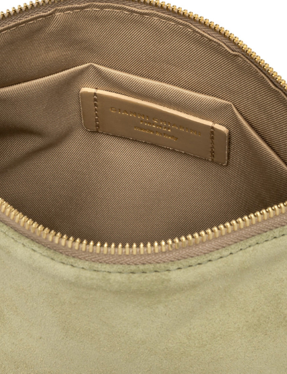 Borsa a tracolla Nora Pouch Willow Gianni Chiarini in camoscio taupe