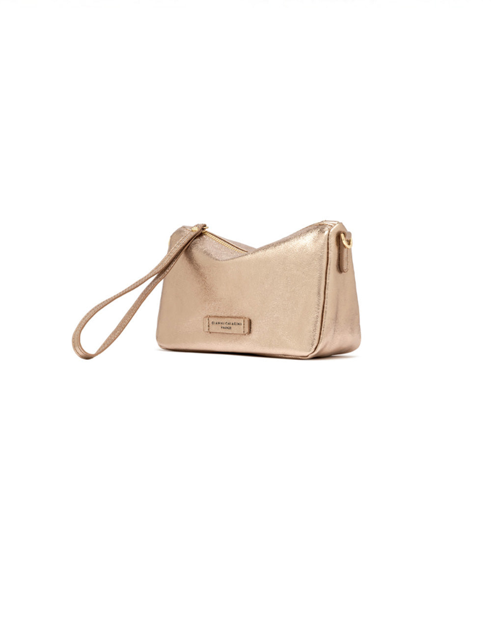 Portafoglio Nora Pouch Small Mirage Gianni Chiarini oro metallico elegante