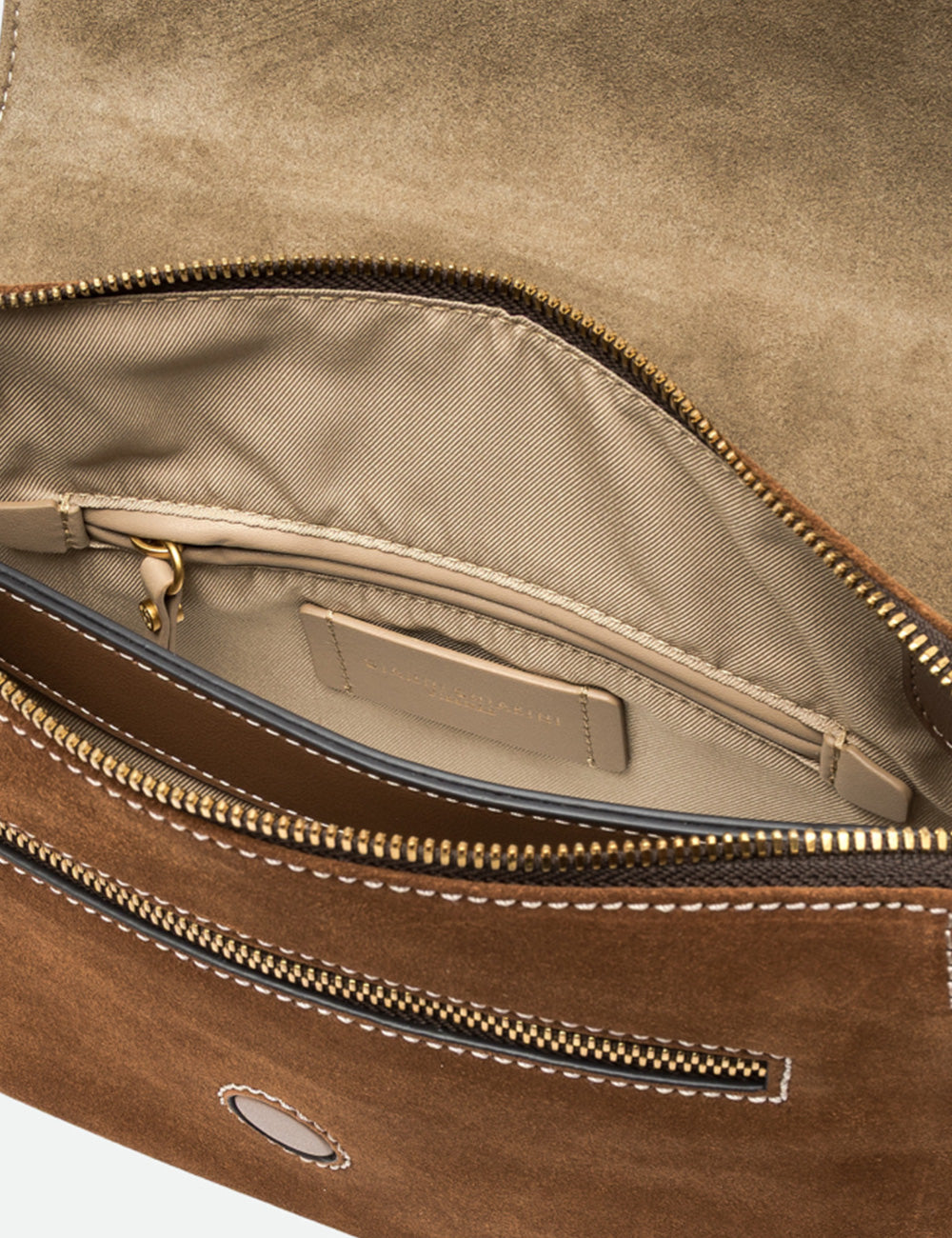 Gianni Chiarini Tracolla Three Cognac