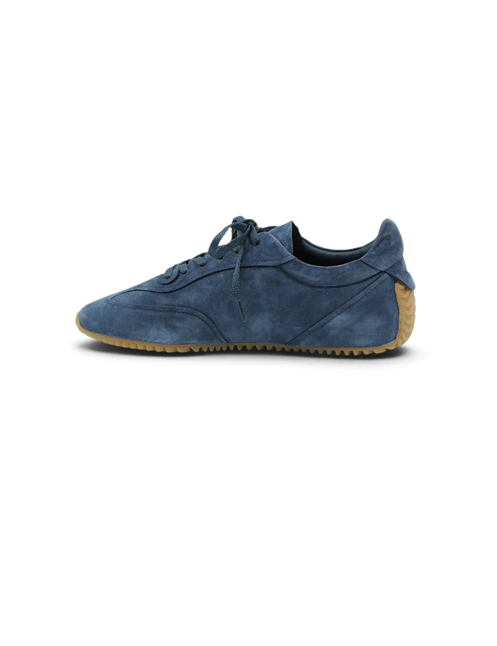 Sneaker jvam baxter atlantic blu con suola in gomma color cuoio e lacci coordinati