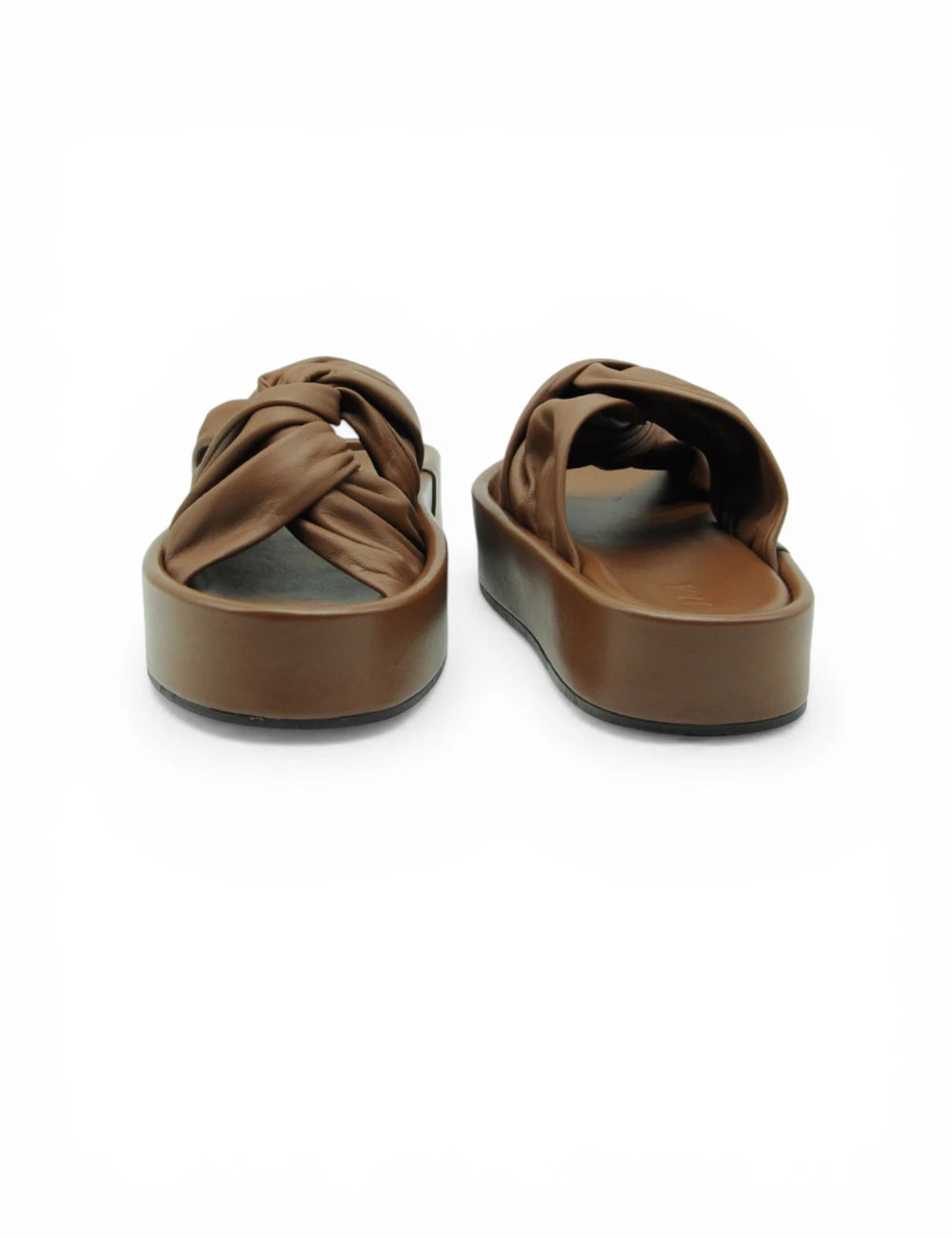 Sandalo Andy Biscuit JVAM: retro sandal con cinghia annodata marrone
