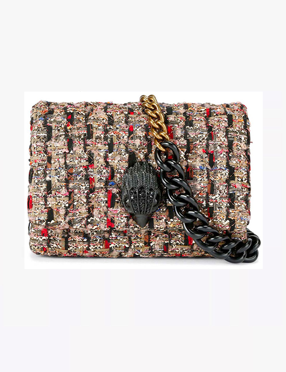 Kurt Geiger Tracolla Mini Fabric Kensington Gold