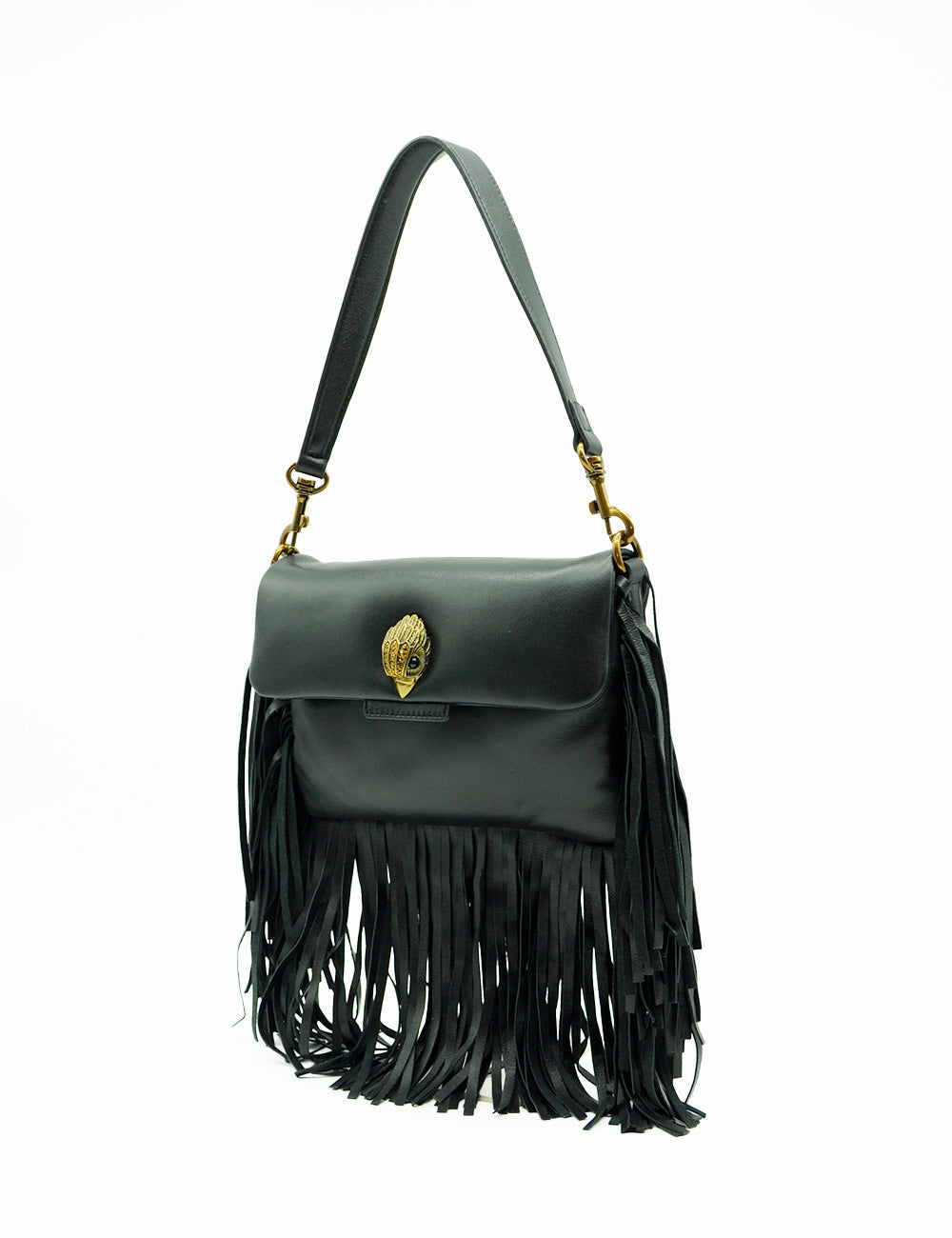 Kurt Geiger Tracolla Kensington Frange Nera