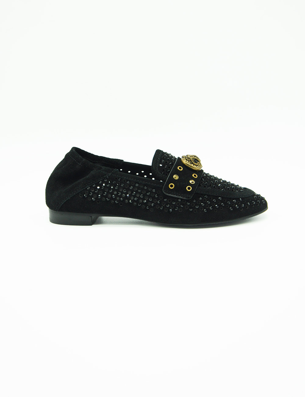 Kurt Geiger Mocassino Chelsea Crystal Nero