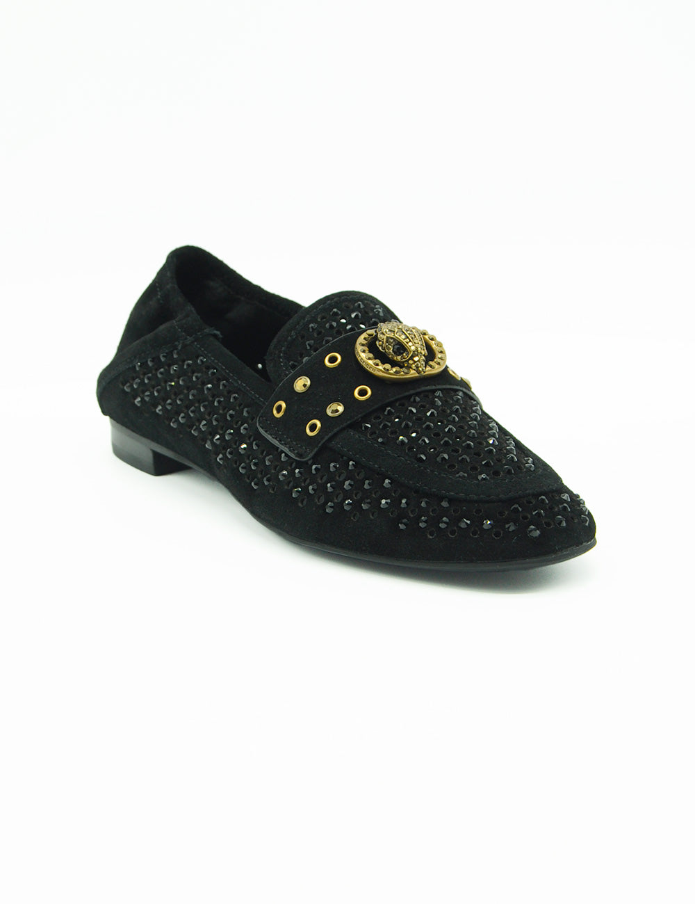 Kurt Geiger Mocassino Chelsea Crystal Nero