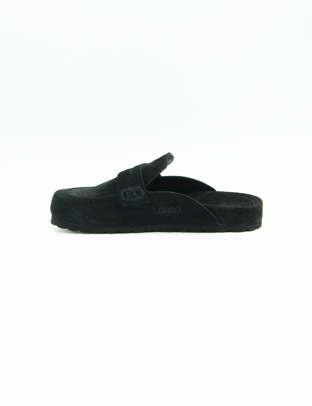 Lagoa Sabot Baron Suede Nero