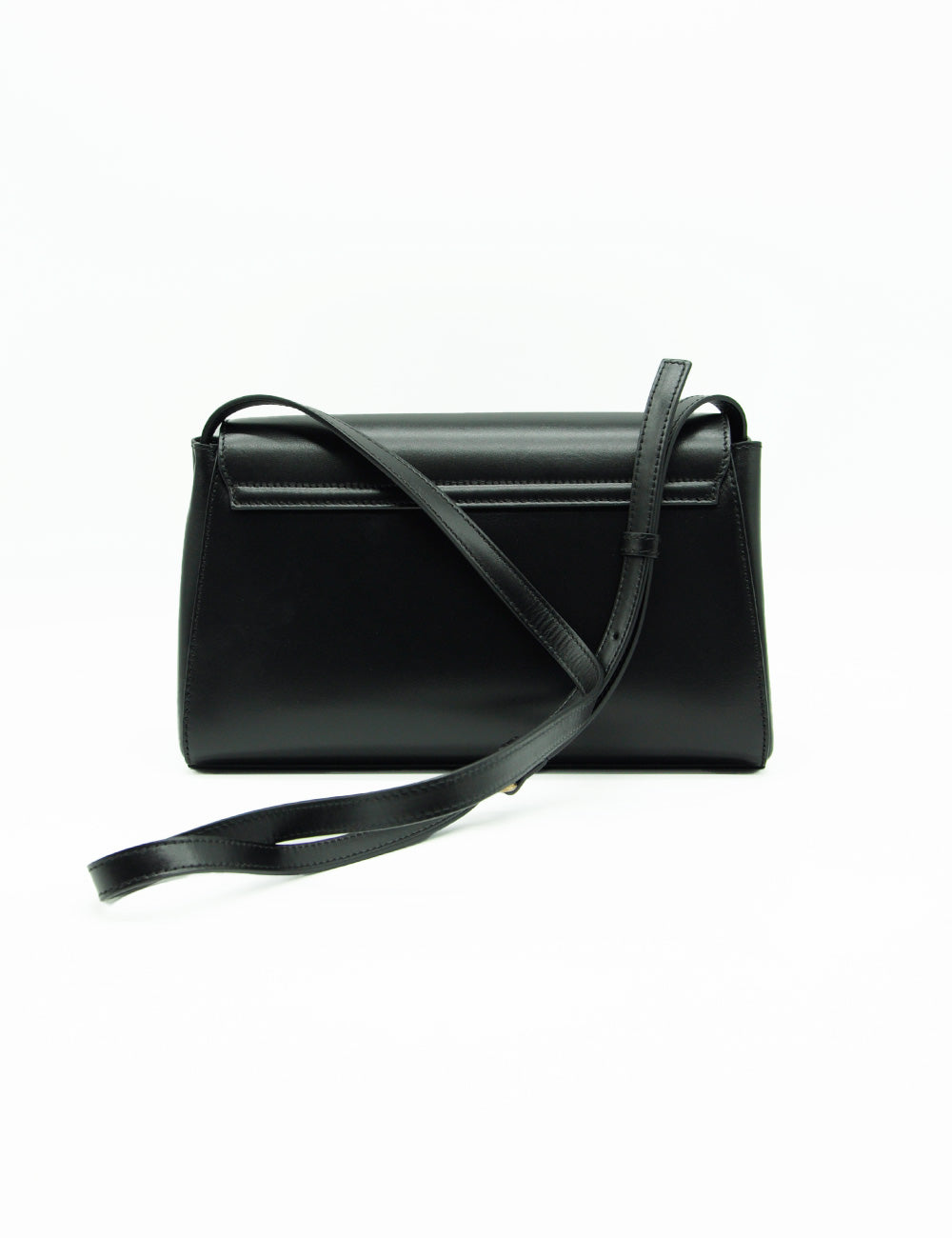 Borsa crossbody nera in pelle Liviana Conti Larissa Nera minimalista