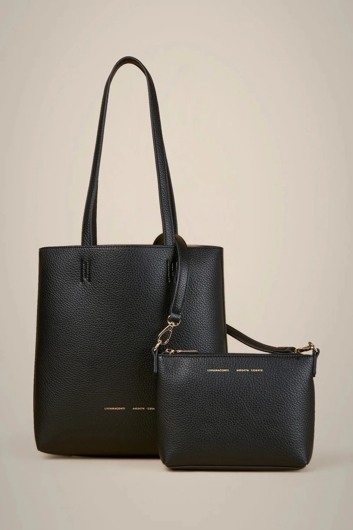 Liviana Conti Mini Tote Reversibile Nera