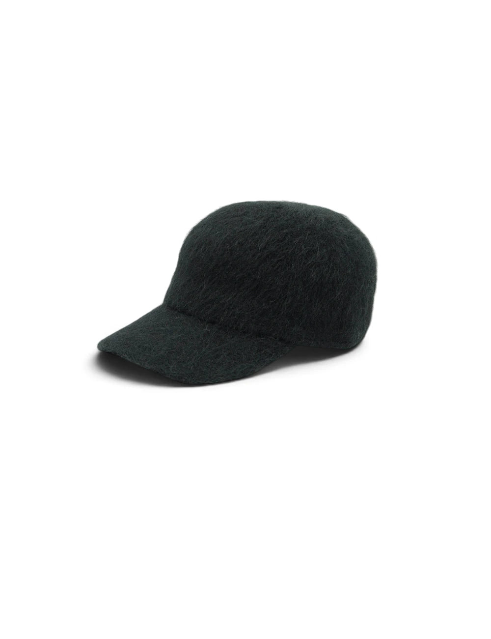 Cappello liviana conti melanie nero in lana nera con superficie morbida e visiera leggermente curva