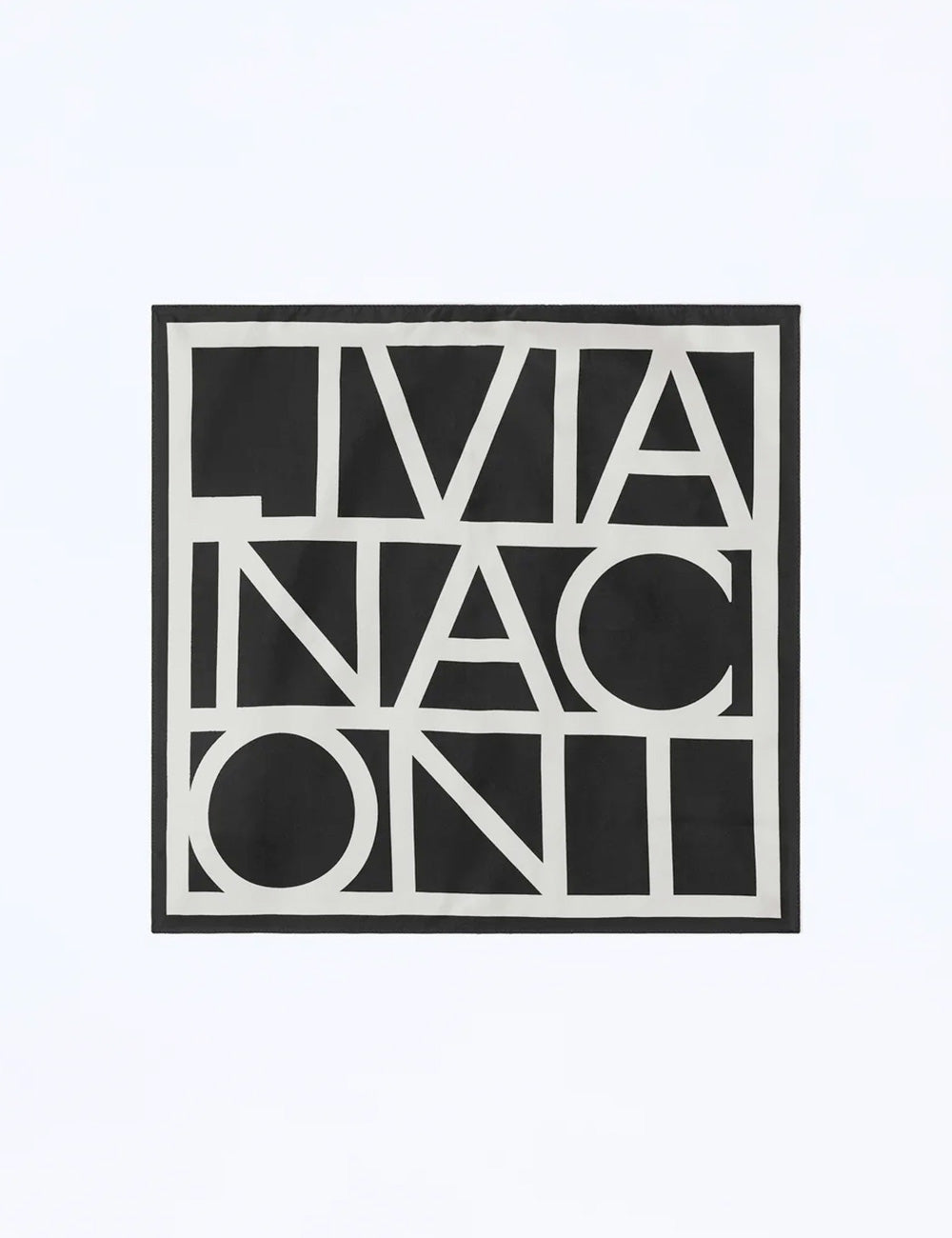 Liviana Conti Foulard Clara Nero Pomice