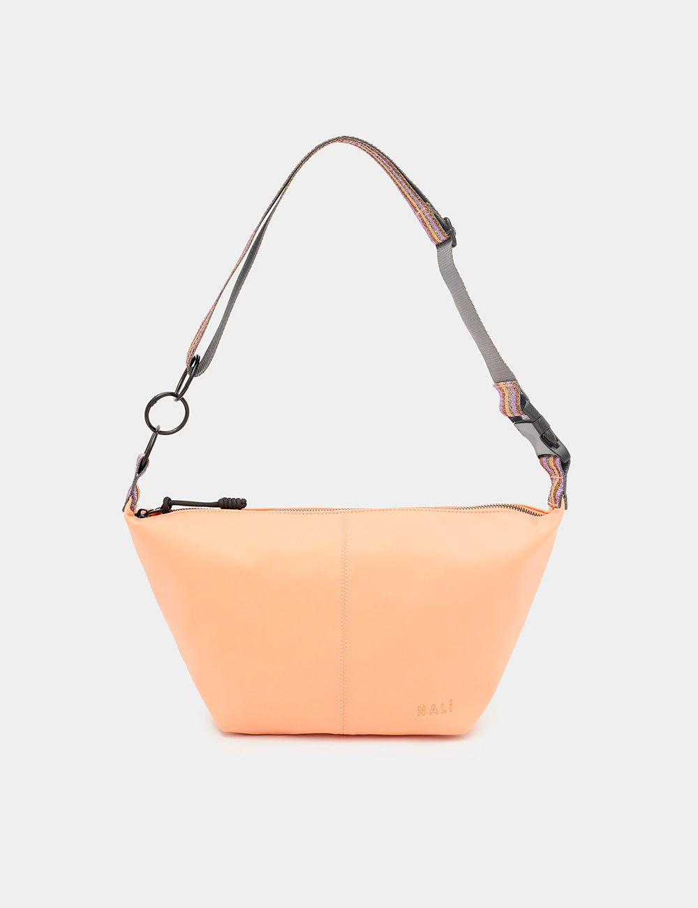 Borsa crossbody Nalì A Spalla Nina Pesca in tonalità pesca minimalista