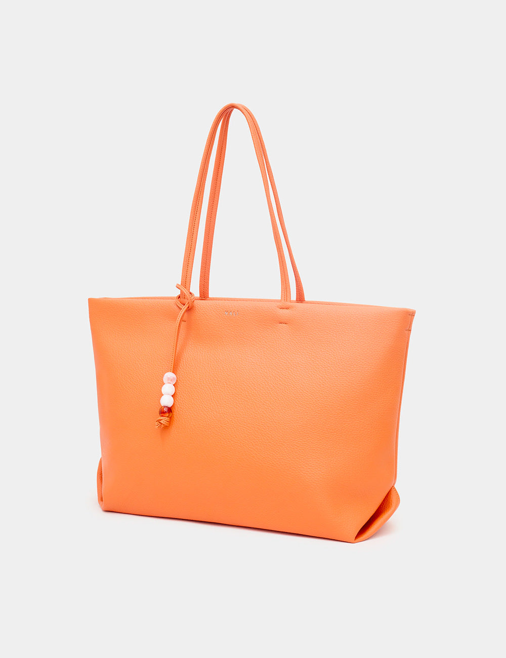 Borsa Nalì A Spalla Toronto Big Arancio, arancione con nappa perline