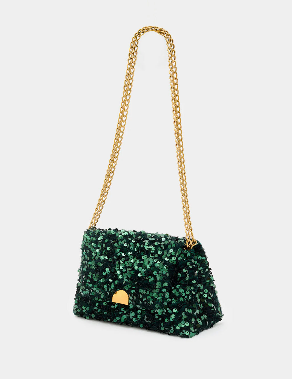 Nalì Tracolla Mara Paillettes Verde