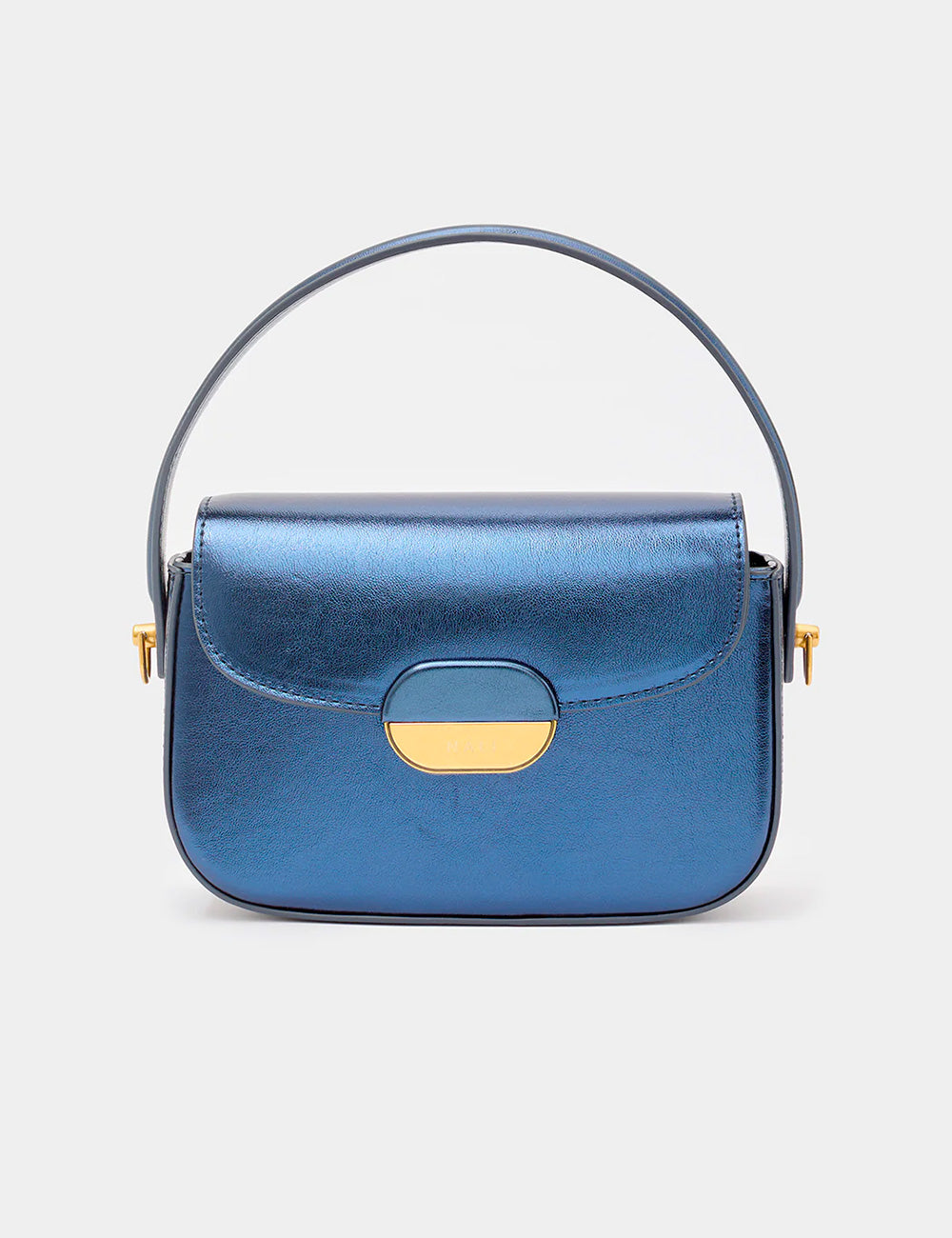 Nalì Borsa a mano Gia Metallic Blu