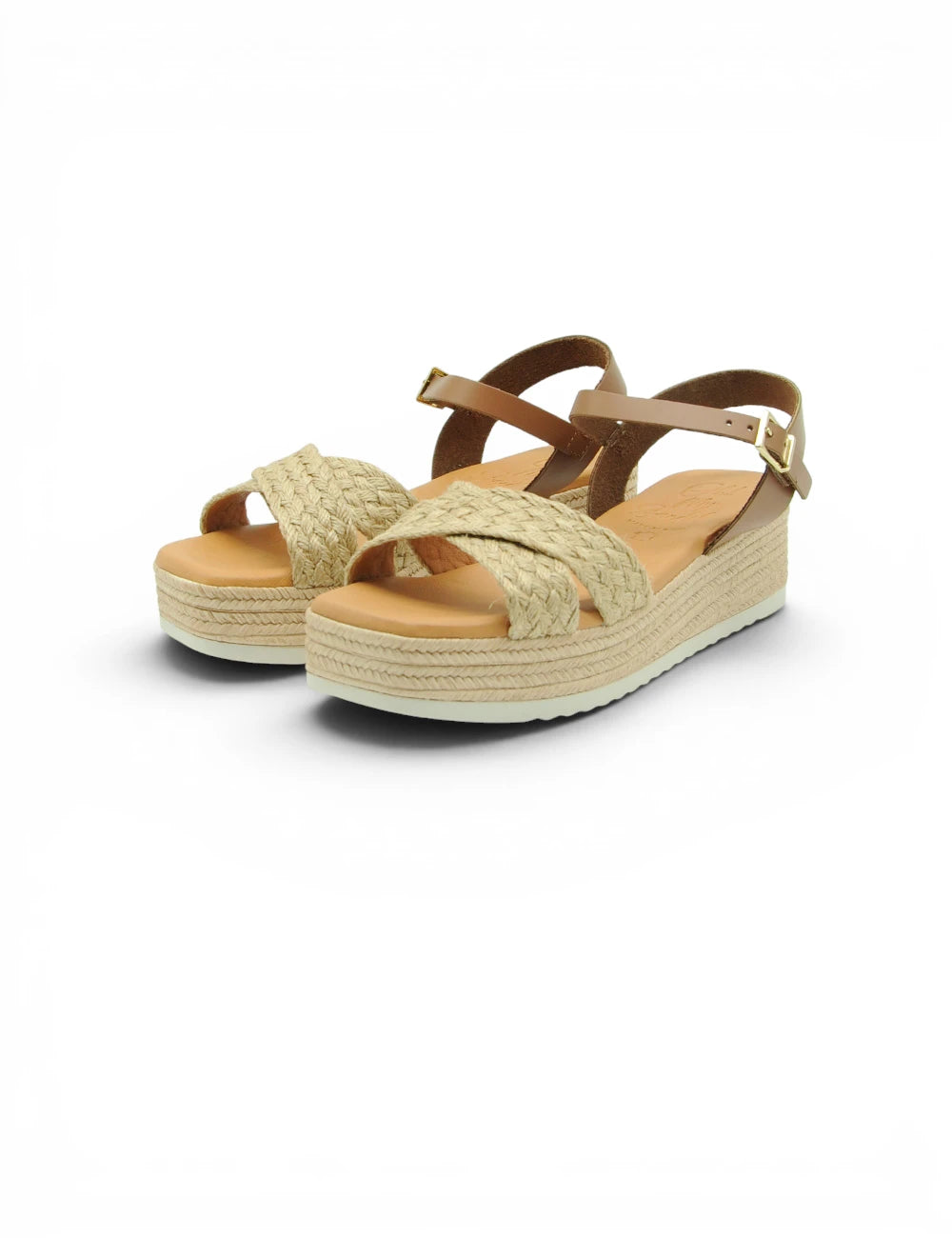 Oh! My Sandals Espadrillas Incrociata Roble