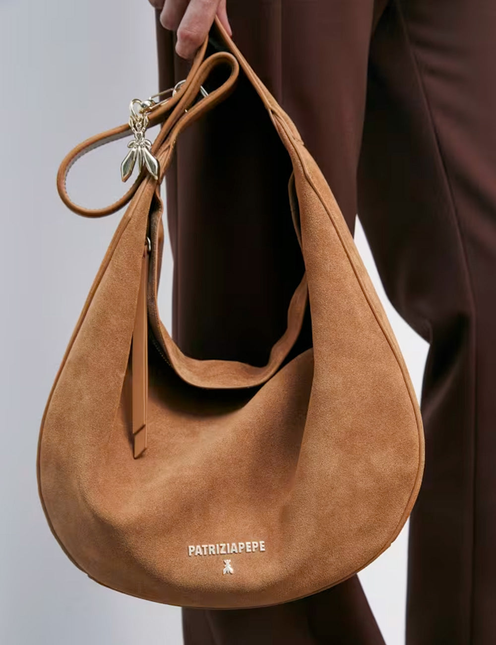 Patrizia Pepe Hobo New Moon Natural