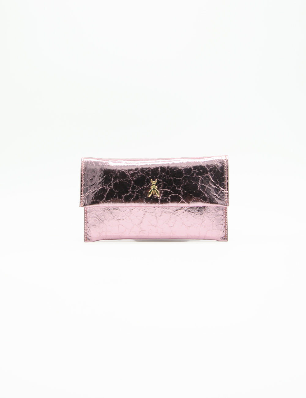 Patrizia Pepe Mini Pochette Craquele Pink