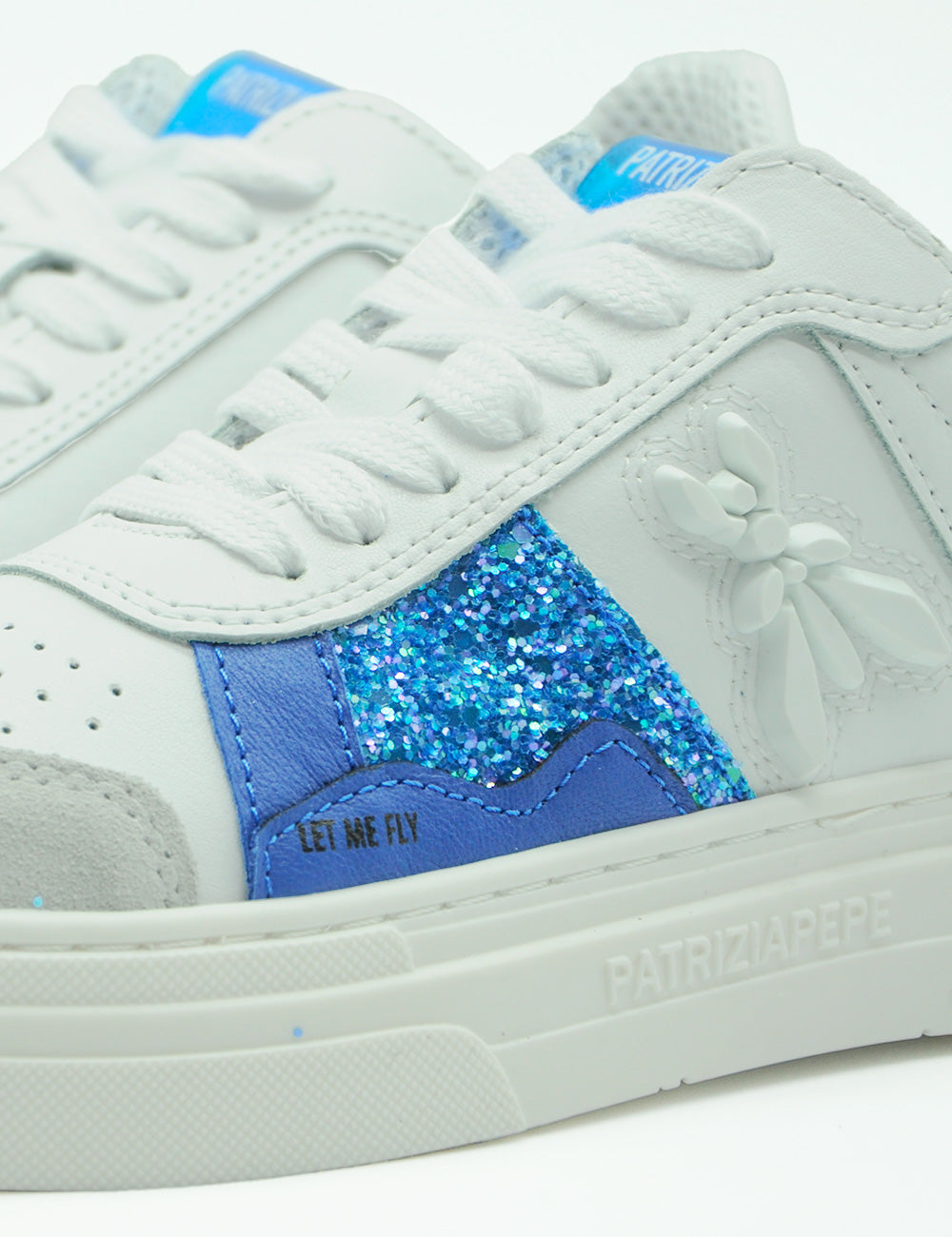 Patrizia Pepe Sneaker Glitter Blue