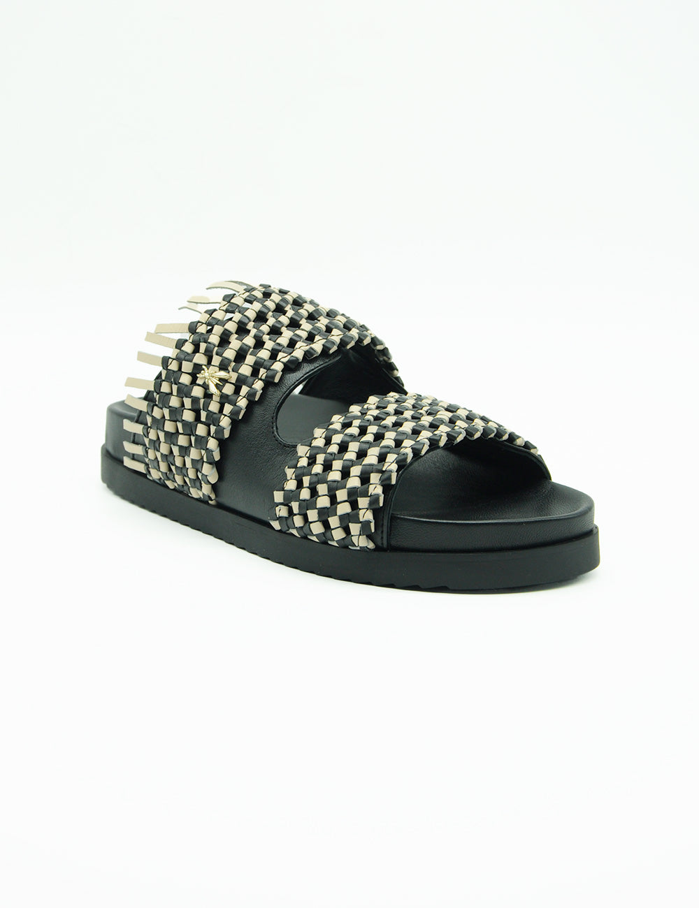 Patrizia Pepe Ciabatta Black Beige