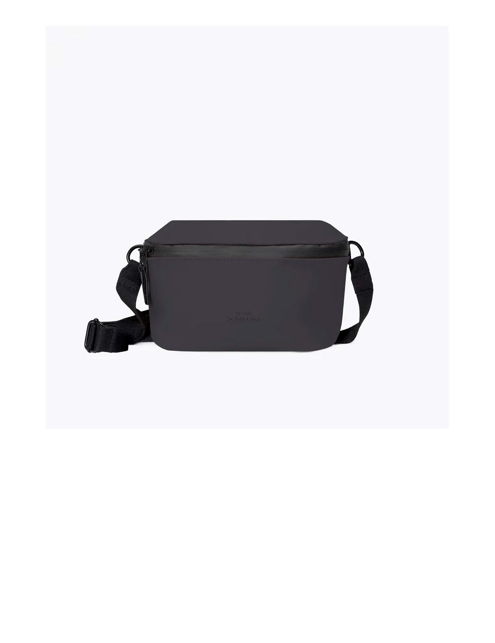 Borsa a tracolla nera ucon acrobatics jona infinity con chiusura a zip e tracolla regolabile