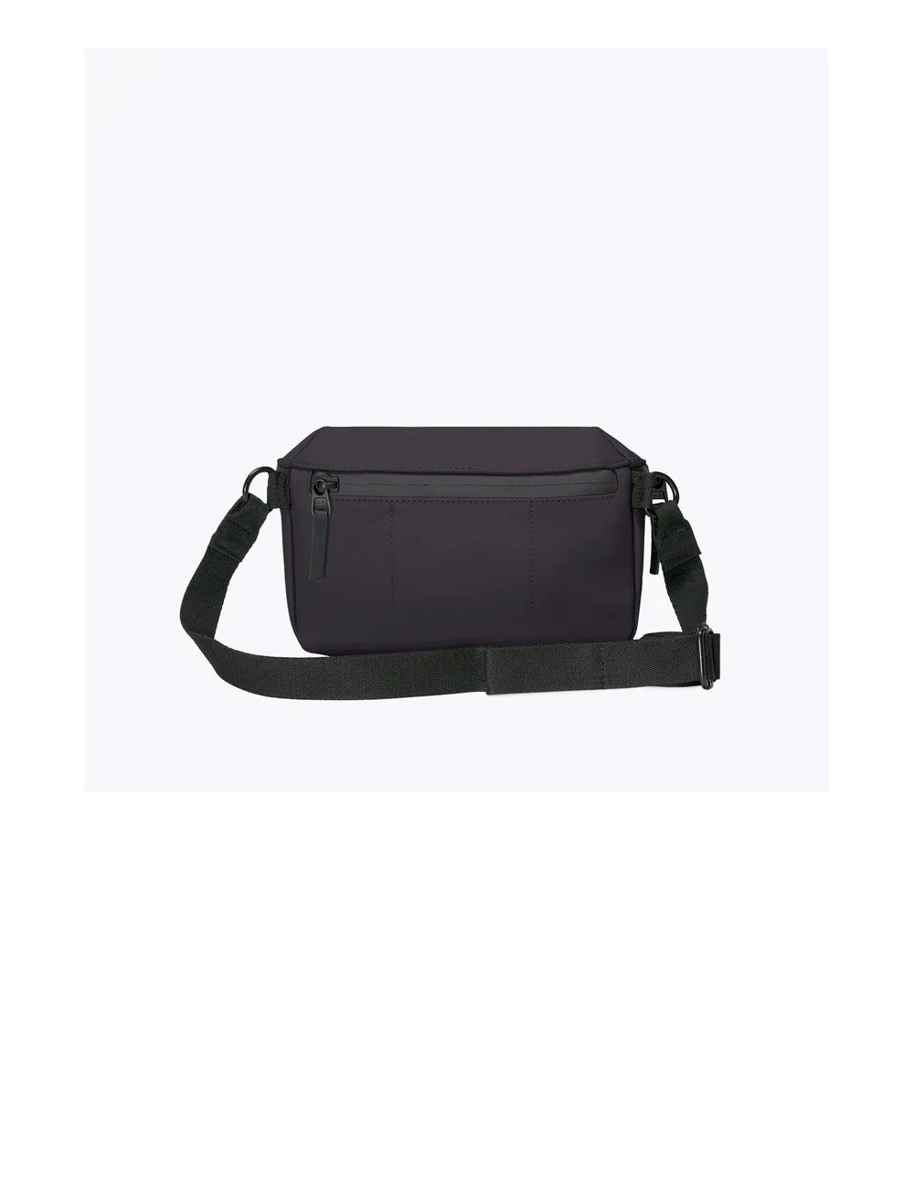 Borsa a tracolla ucon acrobatics jona infinity nera in nylon con tracolla regolabile e tasca frontale con zip