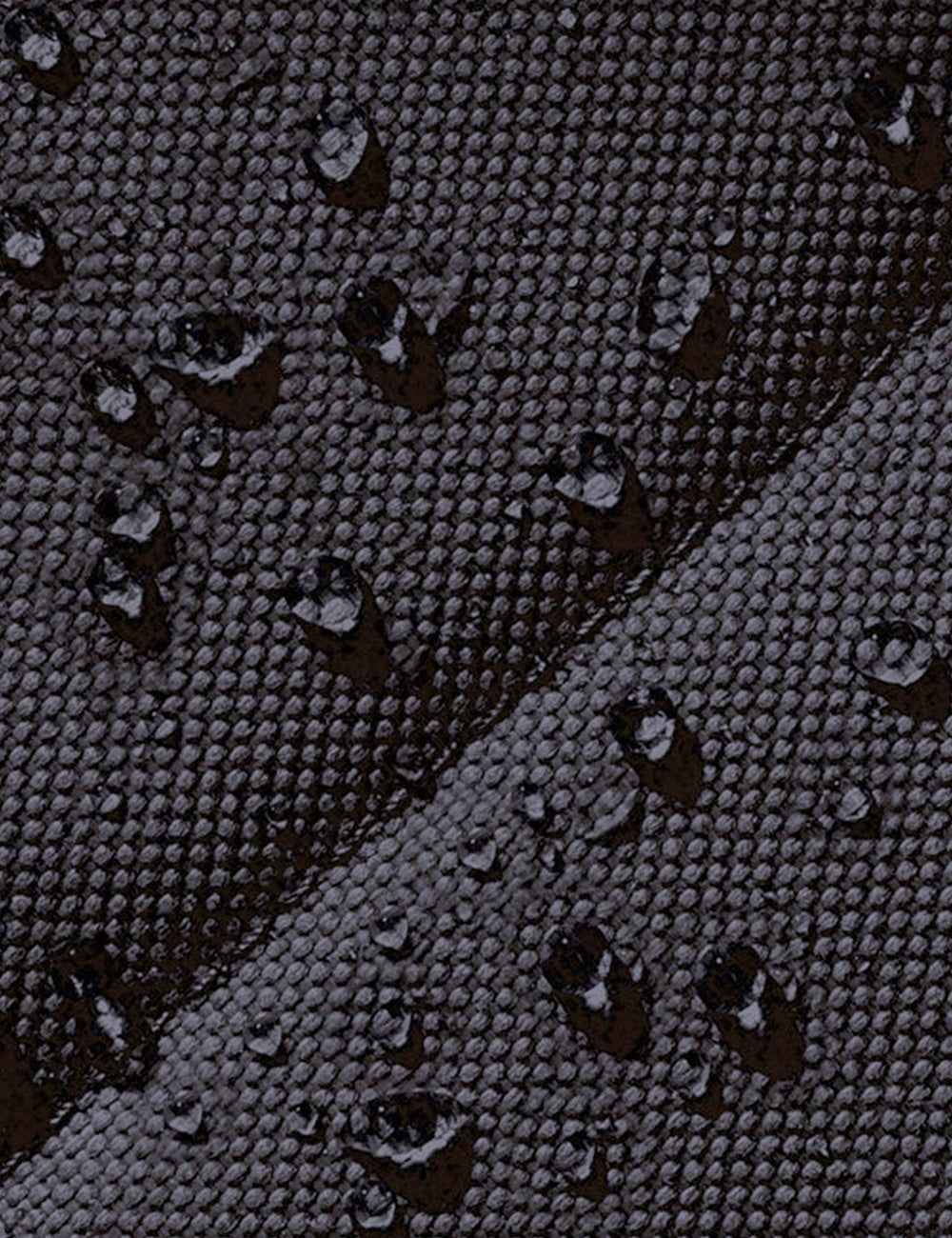 Tessuto nero con trama sottile e gocce d’acqua luccicanti ucon acrobatics nolan dark sand black