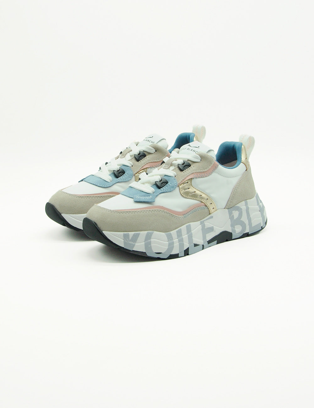 Voile Blanche Sneakers Club105 Sand Light Blue