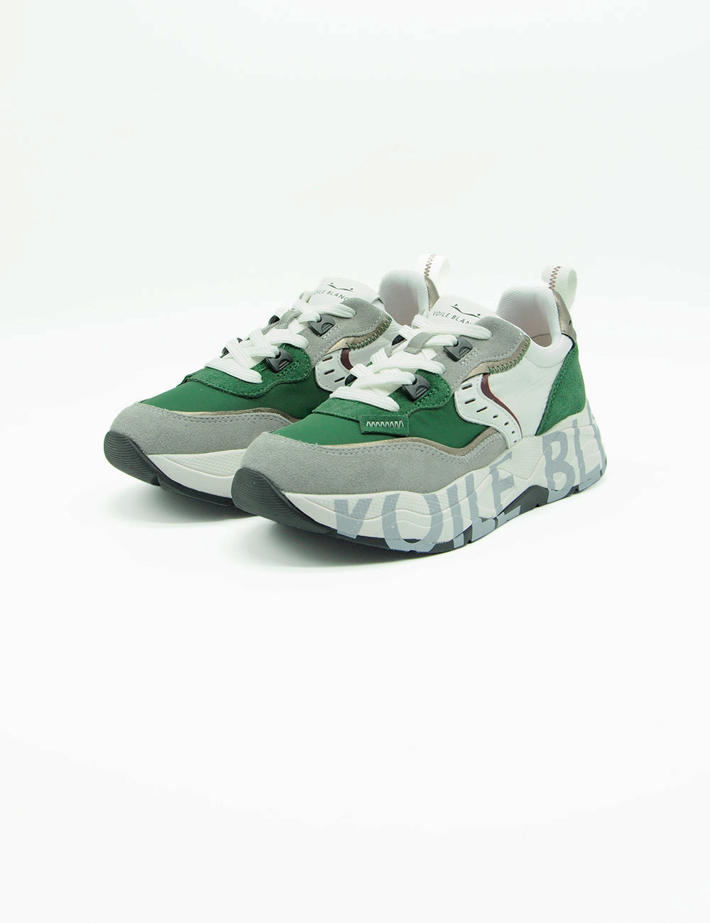 Voile Blanche Sneakers Club105 Grey Fir Green