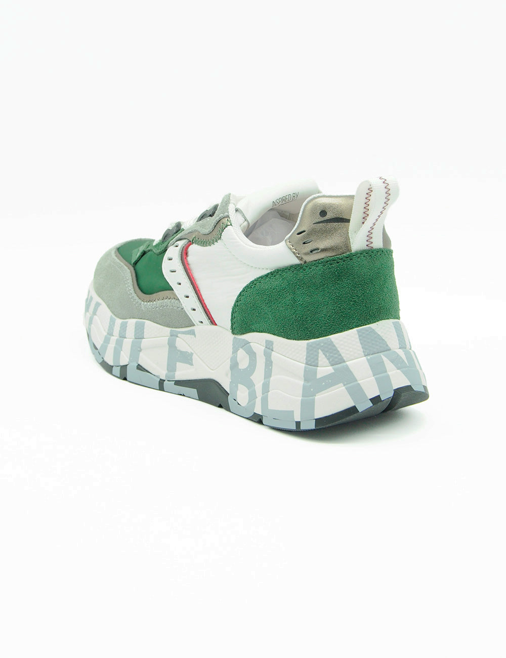 Voile Blanche Sneakers Club105 Grey Fir Green