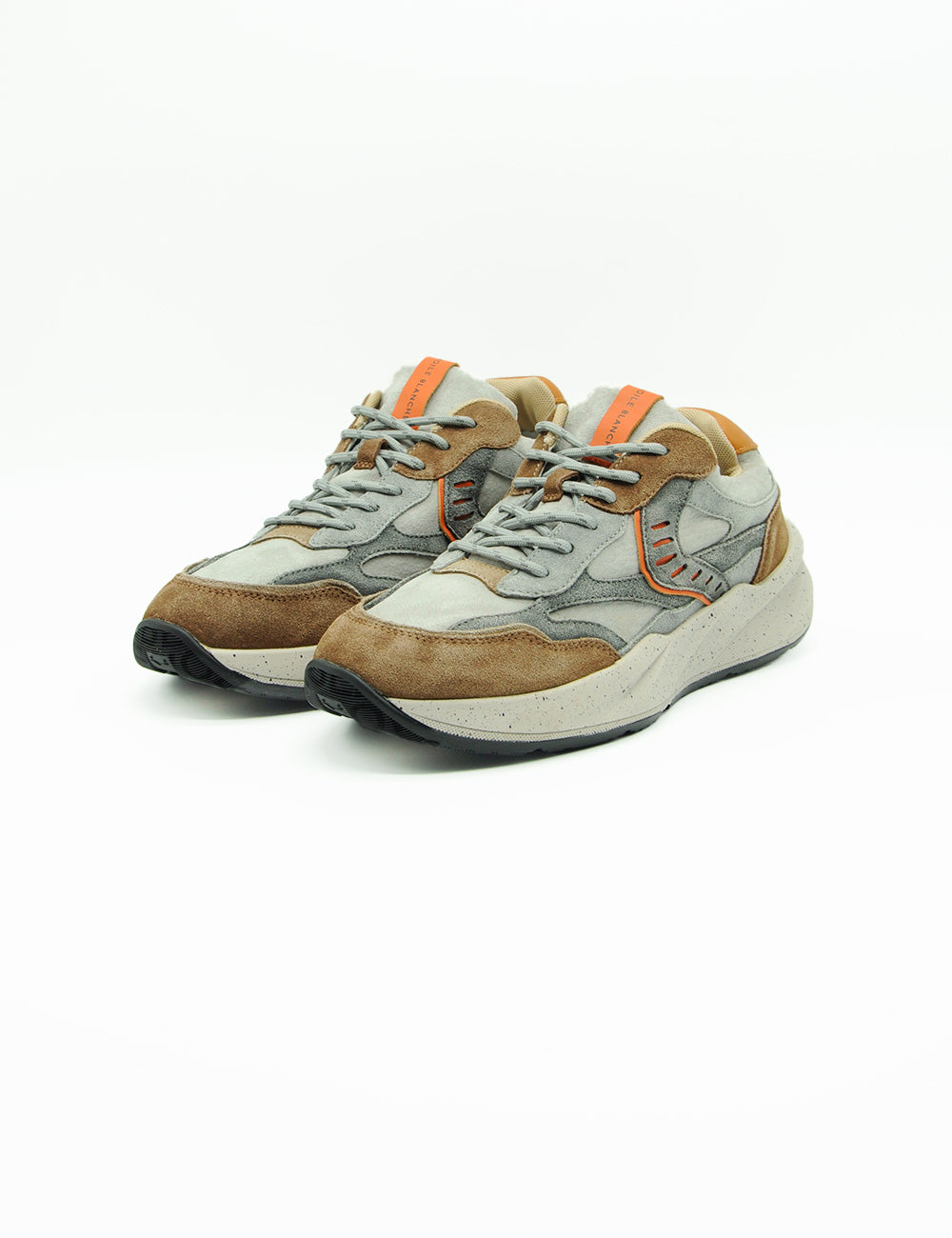 Voile Blanche Sneakers Club22 Brown Grey