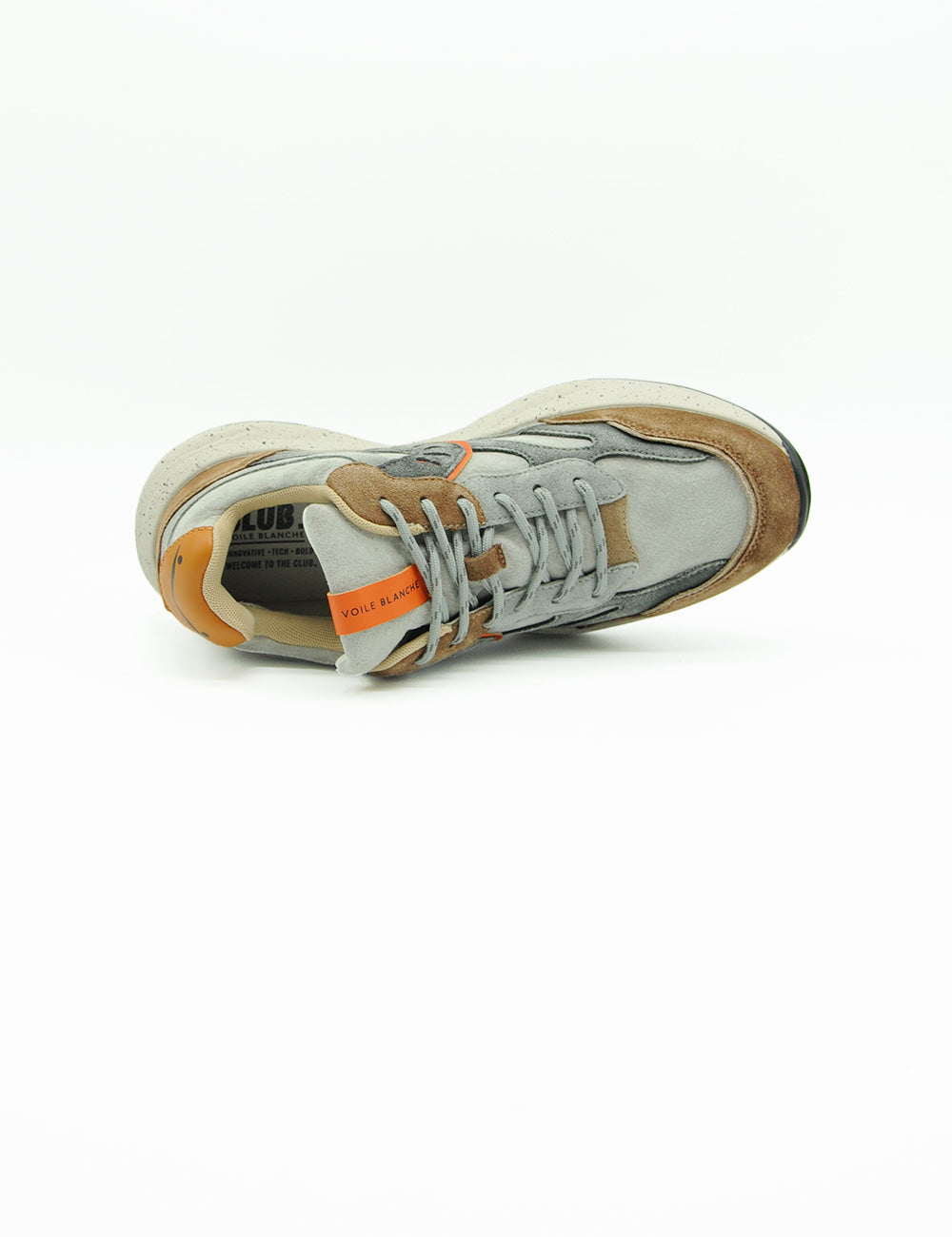 Voile Blanche Sneakers Club22 Brown Grey