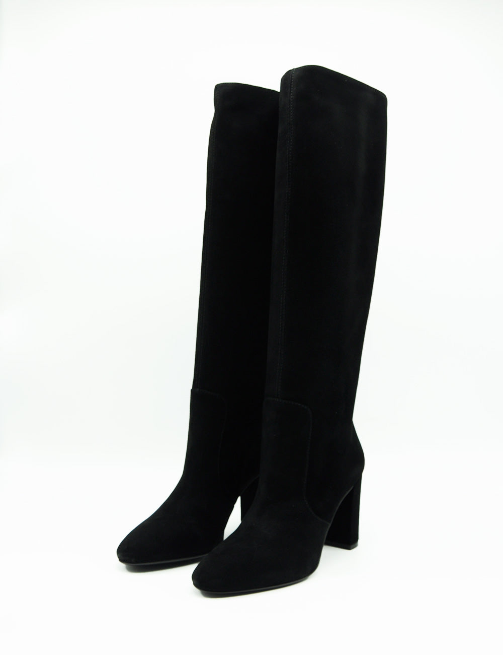 Via Roma 15 Stivale Suede Nero