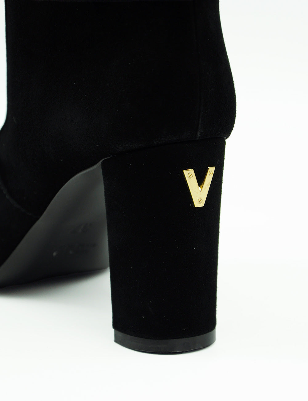 Via Roma 15 Stivale Suede Nero
