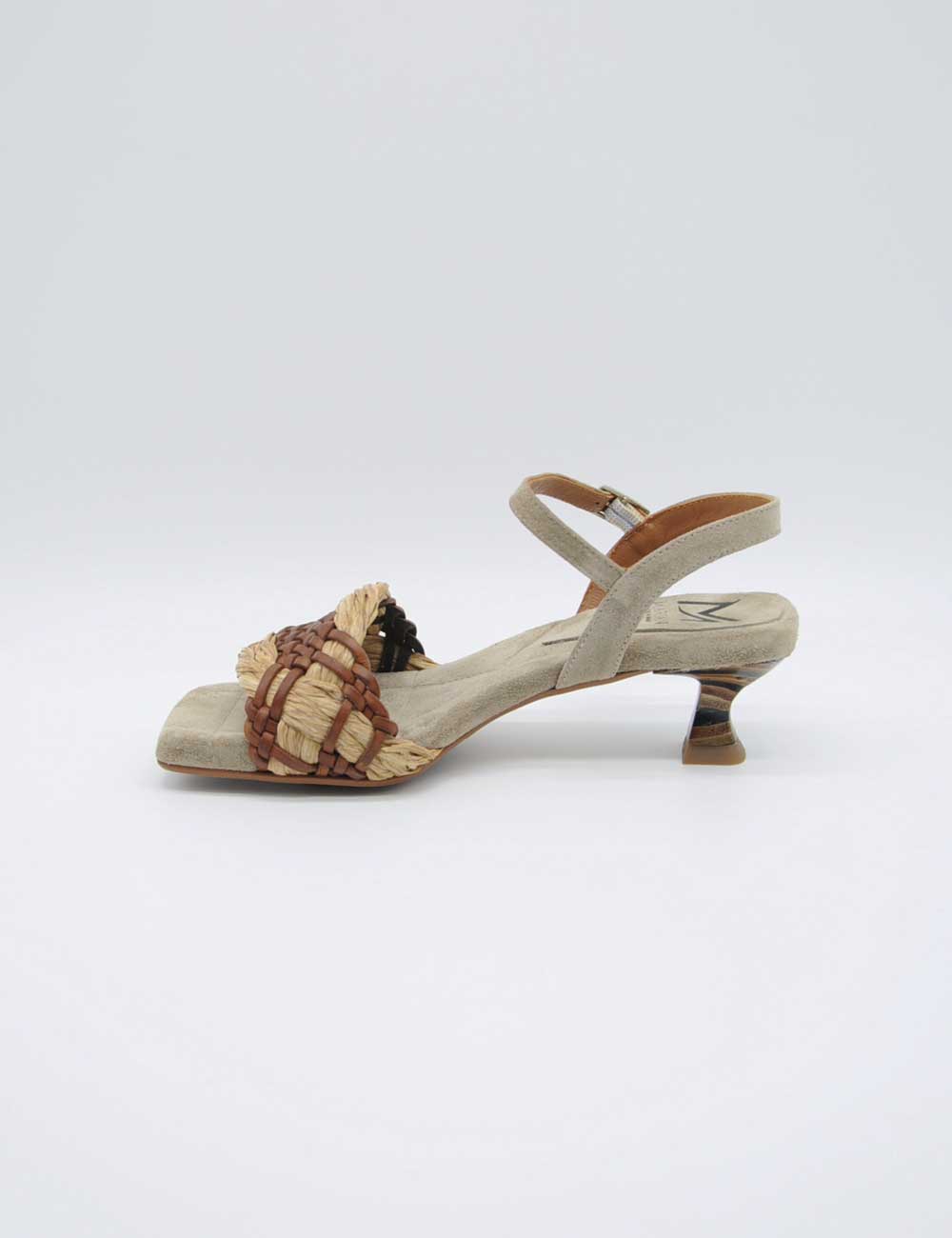 Marian Taupe and Leather Sandal
